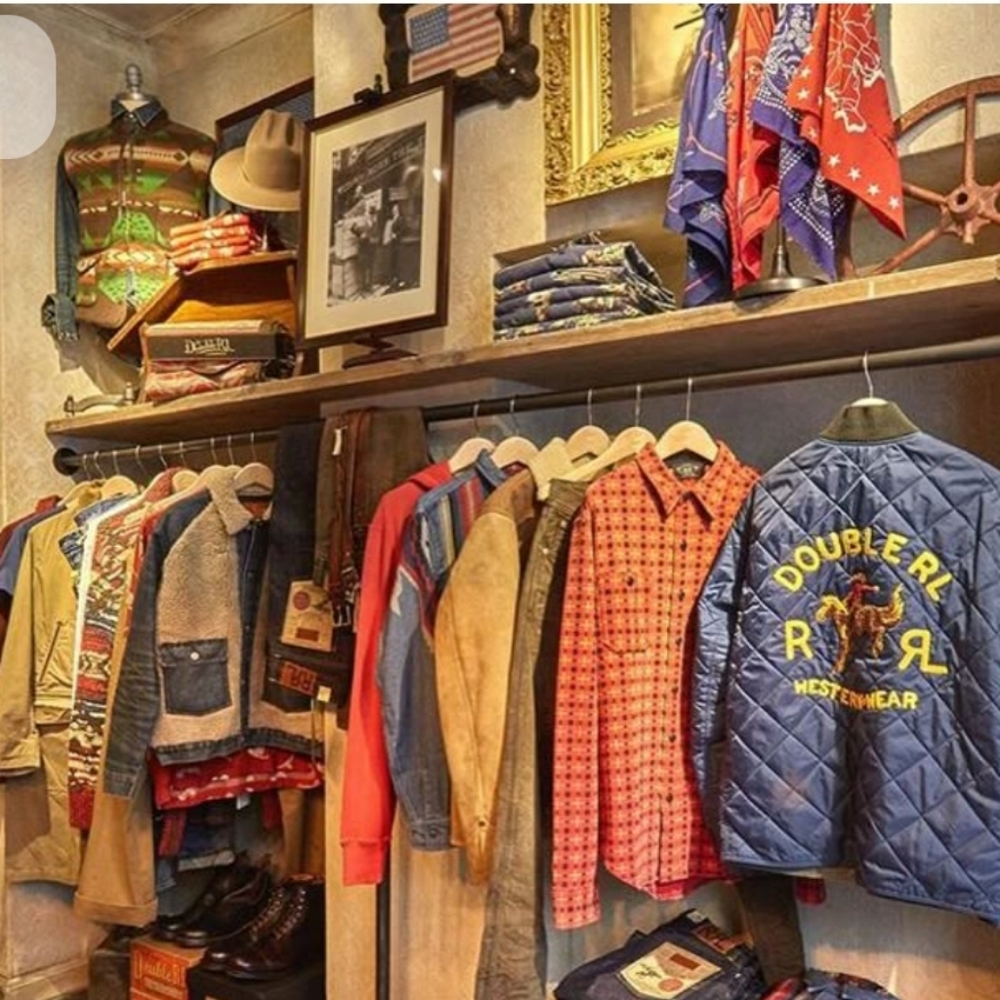 Ralph Lauren Double RL 31x30 Men's Stone Canvas Western Button Fly Vtg Prep Jean